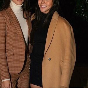 Vintage Camel Wool Blend Coat